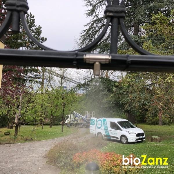 Antizanzare da giardino a nebulizzazione automatizzata