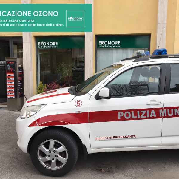 Sanificazione auto di emergenza con ozono