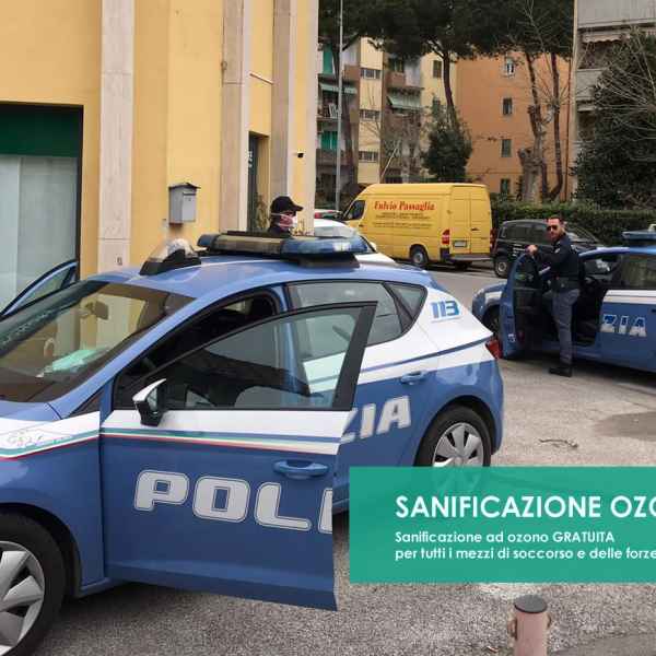 Sanificazione mezzi di emergenza e ambulanze