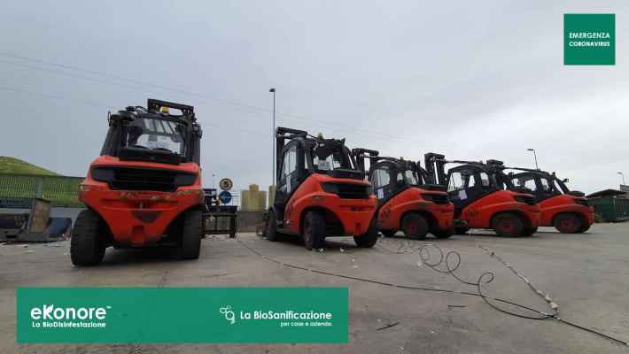 Sanificazione mezzi da trasporto